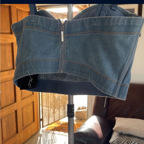 Denim Bustier - Picture 2 of 3